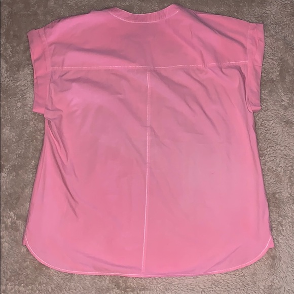J Crew Pink Cotton Top Size 14 Tall - Picture 5 of 5